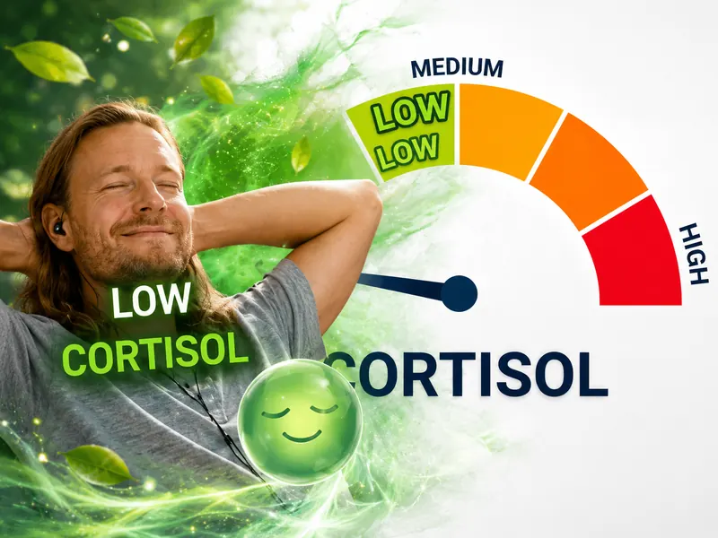 Medidor de cortisol baixo